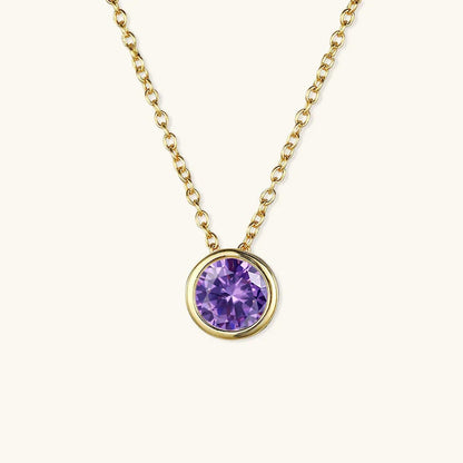 Radiant Gemstone Gold Chain