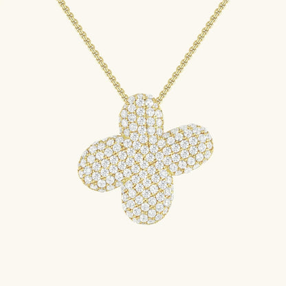Bubble Initial Crystals Necklace