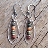 Bohemian Beaded Drop Earrings