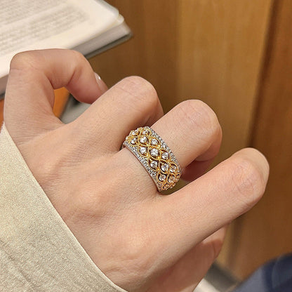 Gold Pav� Harmony Ring