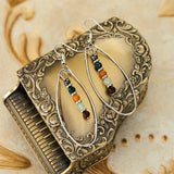 Bohemian Beaded Drop Earrings