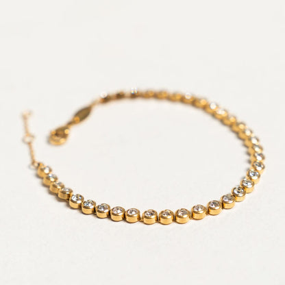 Classic Silver or Gold Tennis Bracelet