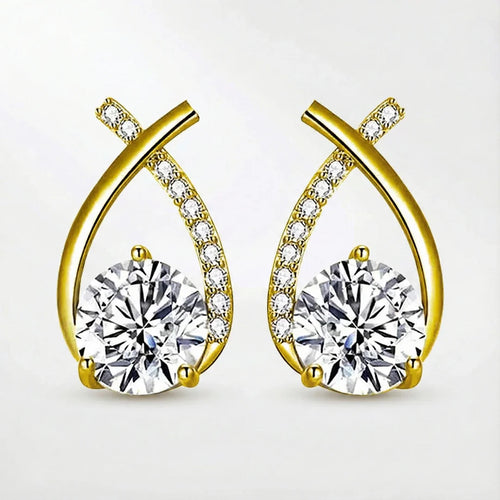 Lustrous Statement Drop Earrings