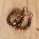 Vintage Creative Teardrop Bead Earrings