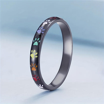 Elegant Paw Promise Ring