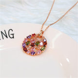 Radiant Gem Charm Necklace