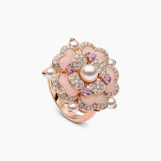 Blush Bloom Pearl Ring