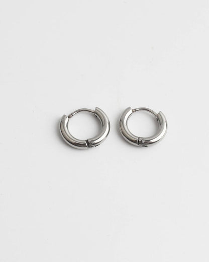 Sleek Huggie Hoop Earrings