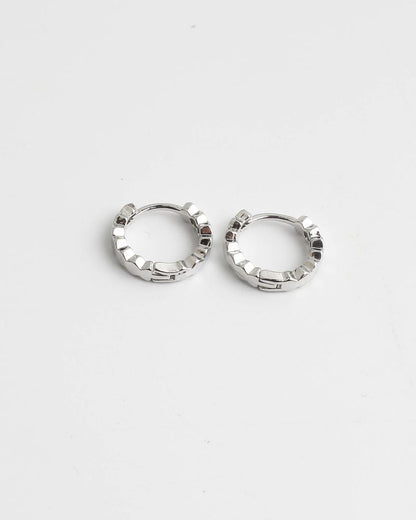 Emma Radiant Classic Hoop Earrings