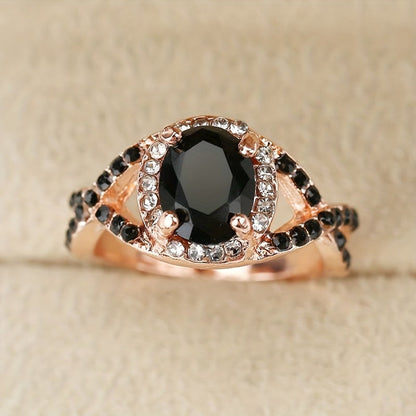 Luxury Onyx Fashion Ring