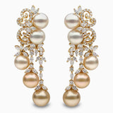 Champagne Gala Pearl Earrings