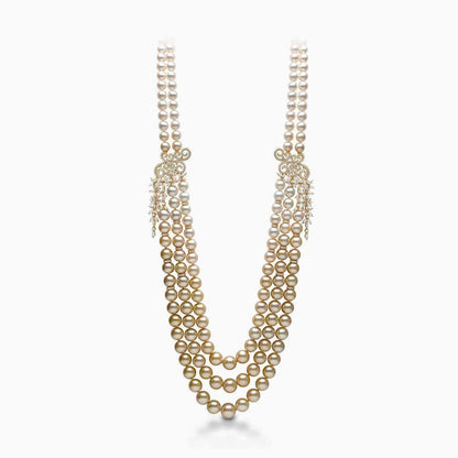 Champagne Gala Pearl Necklace