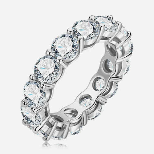 Coralia Moissanite Eternity Band Ring