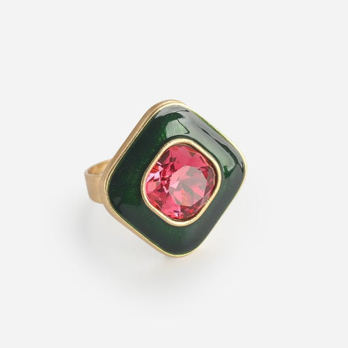 Crimson Noel Elegance Ring