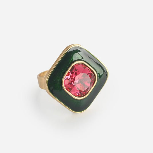 Crimson Noel Elegance Ring