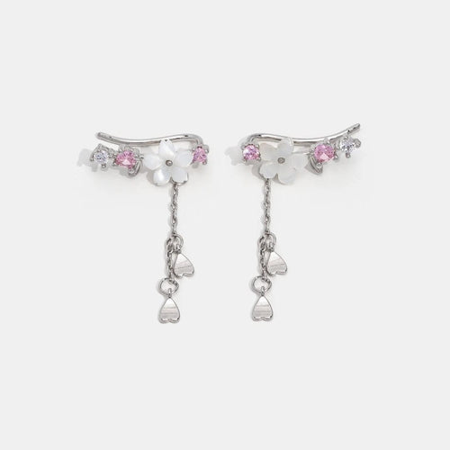 Cherry Blossom Zirconia Earrings