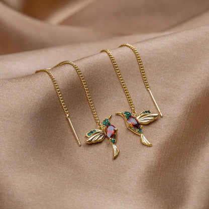 Hummingbird Colorful Chic Earrings