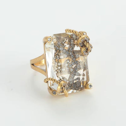 Crystal Vault Vintage Ring