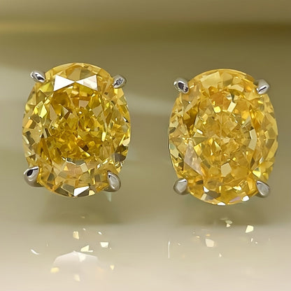 Timeless White Gold Zirconia Earrings