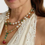 Dynasty Pearl Jade Necklace
