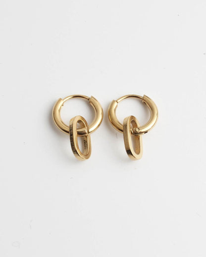 Radiant Oval Drop Earrings
