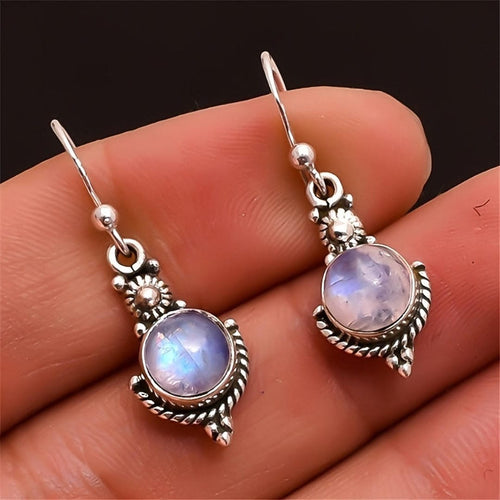 Vintage Moonstone Earrings