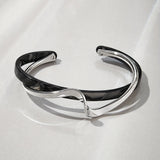 Minimalist Wave Shape Cuff Bracelet