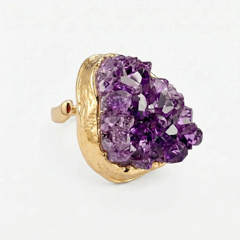 Allure Natural Amethyst Ring