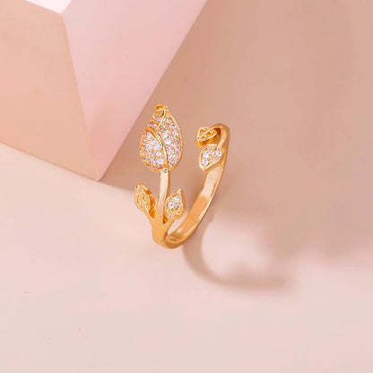 Secret Floral Garden Ring