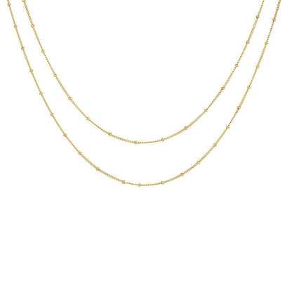 Double Layered Choker Necklace