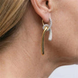 Helena's Halo Knotted Zircon Earrings