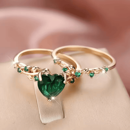 Heartbound Duo Ring Set