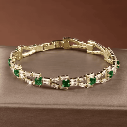 Baguette Royale Emerald Bracelet