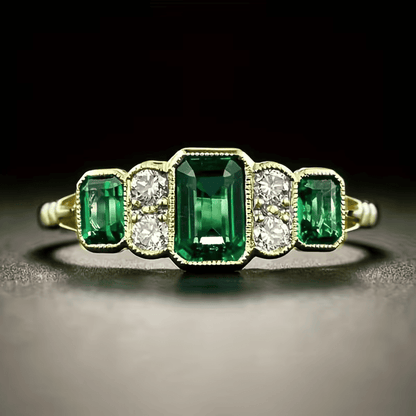 Vintage Heirloom Emerald Ring