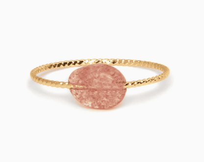 Thin Ring with Colorful Stones