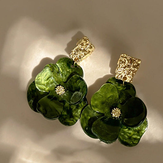 Elegant Bohemian Floral Earrings