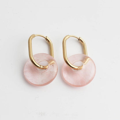 Tirza Earrings Natural Stone