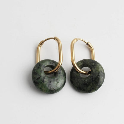 Tirza Earrings Natural Stone