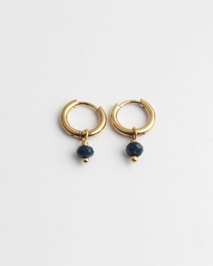 Minimalist Stone Dangle Earrings