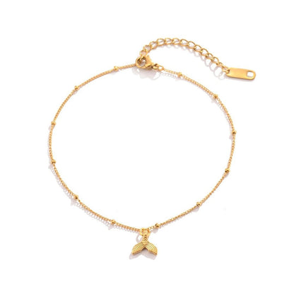 Mermaid Tail Charm Anklet