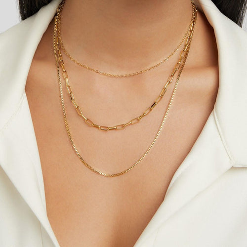 Ava Layered Gold Necklace
