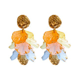 Moon Petal Delicate Earrings