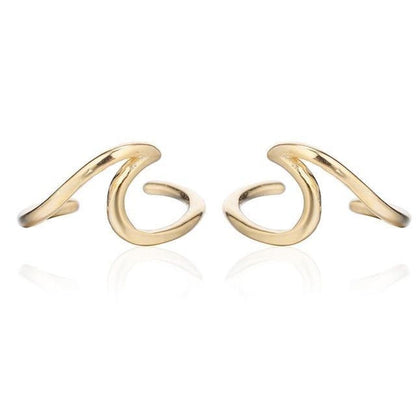 Azure Wave Ear Cuff