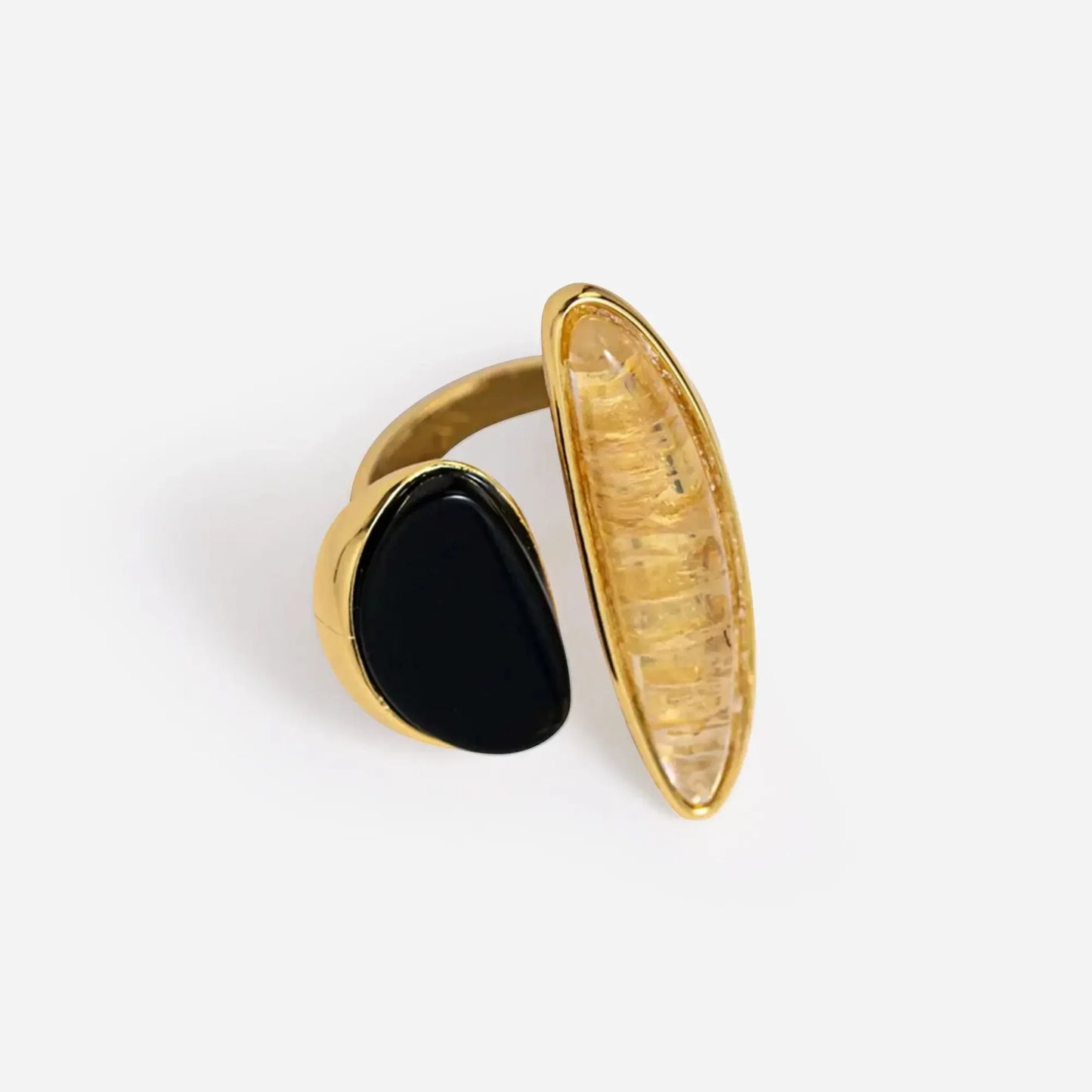 Octavia's Agate Vintage Open Ring