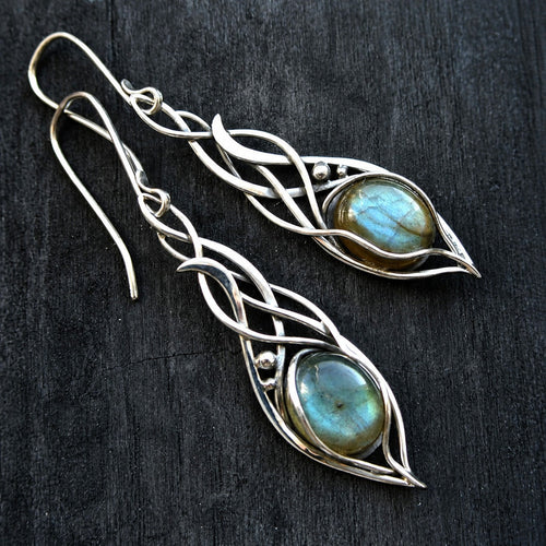 Celestial Opal Drop Earrings