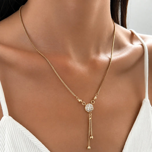 Noble Crystal Statement Necklace