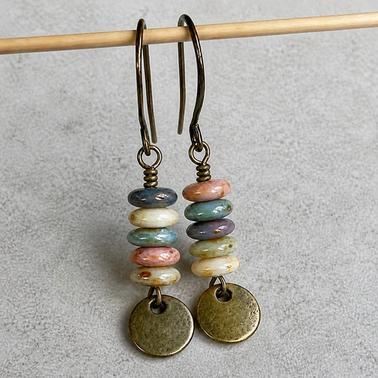 Regal Gem Drop Earrings