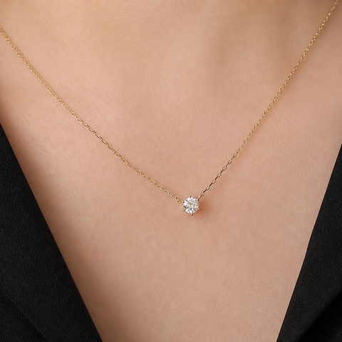 Timeless Zircon Gold Necklace