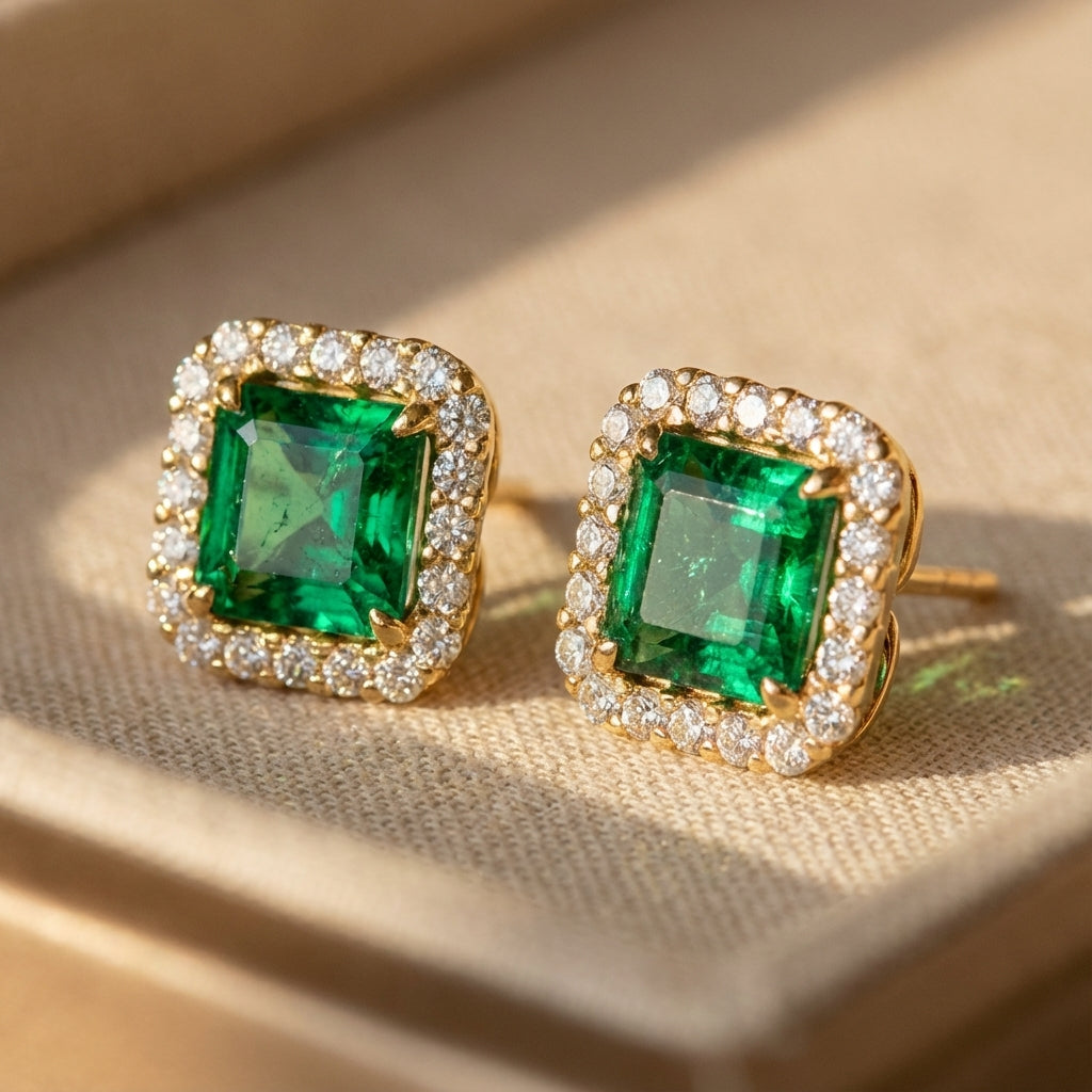Ceryntha Malvae Vintage Earrings