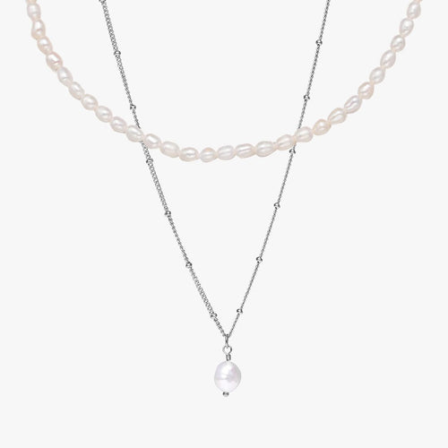 Radiant Pearl Harmony Necklace Set